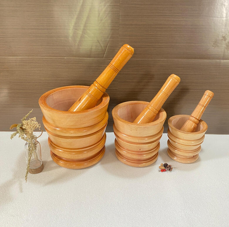 Set Lumpang Kayu